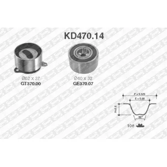Kit de distribution SNR KD470.14