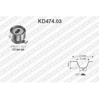 Kit de distribution SNR KD474.03