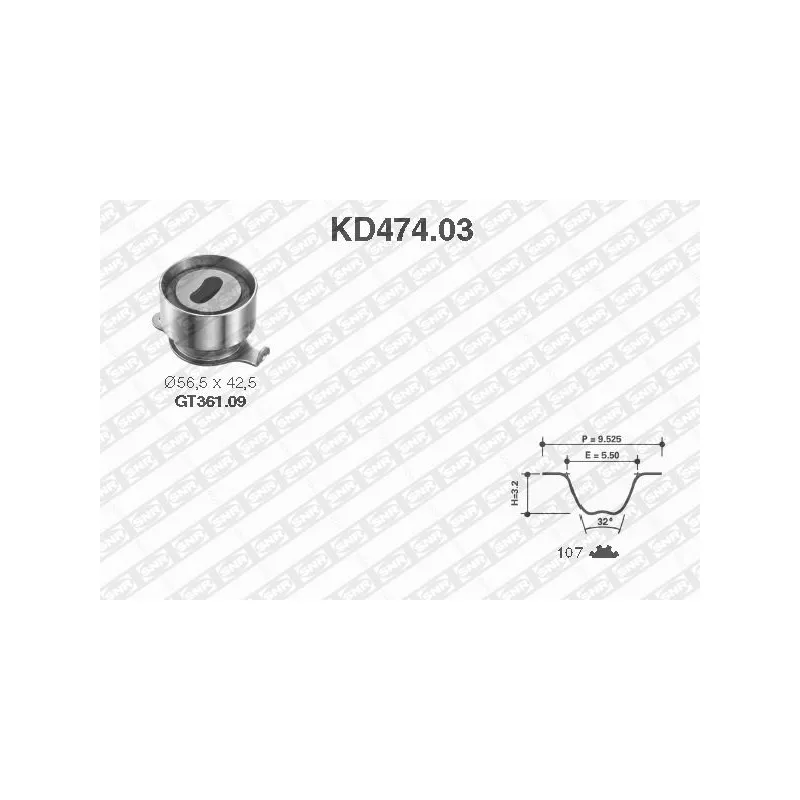 Kit de distribution SNR KD474.03