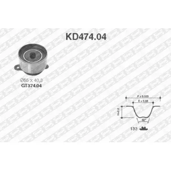 Kit de distribution SNR KD474.04