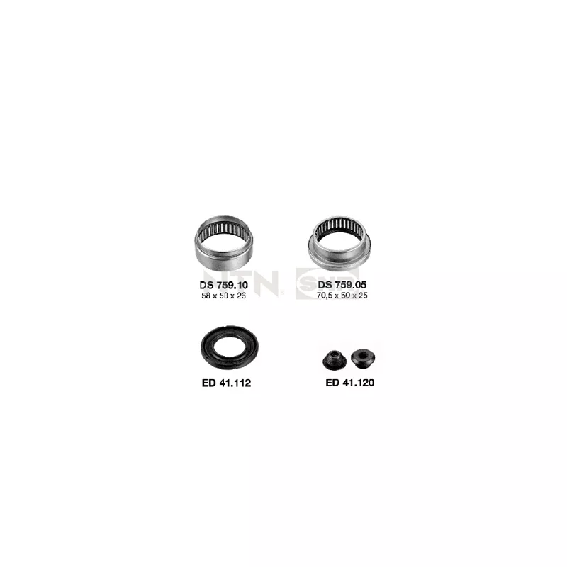 Suspension, corps de l'essieu SNR KS559.05