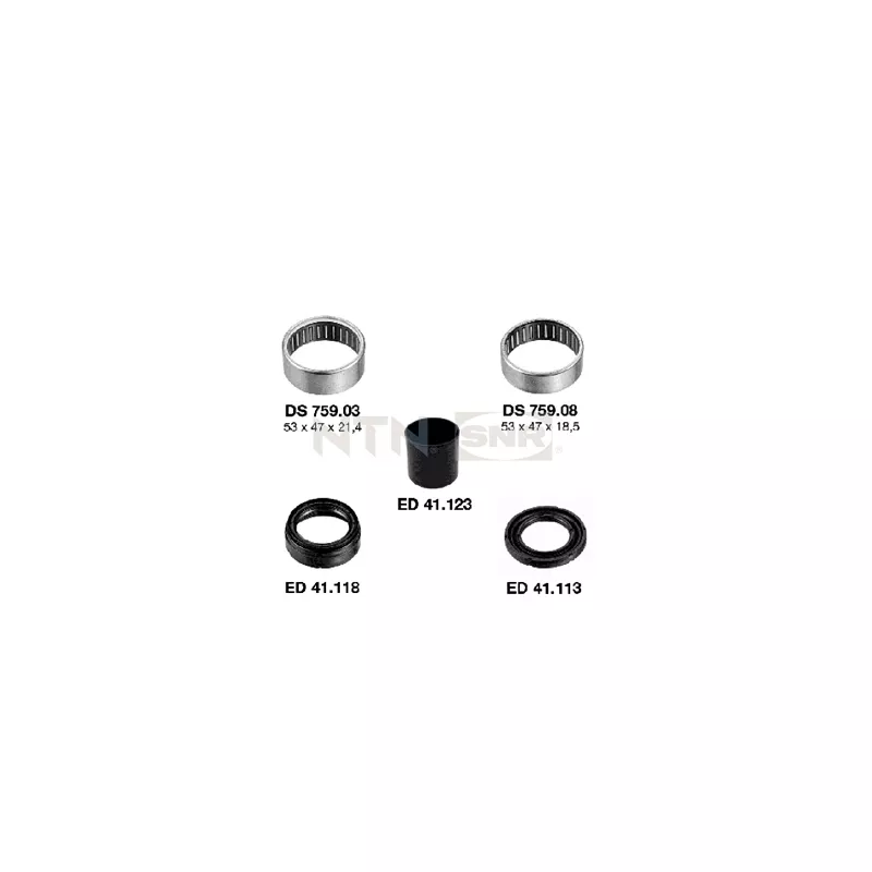 Suspension, corps de l'essieu SNR KS559.07