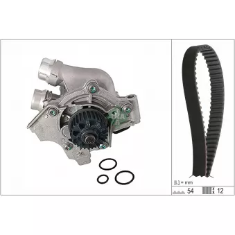 Pompe à eau + kit de courroie crantée INA 530 0845 30