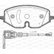 Jeu de 4 plaquettes de frein avant OPEN PARTS BPA1906.01 - Visuel 1