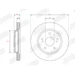 Jeu de 2 disques de frein avant JURID 563272JC - Visuel 2