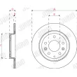 Jeu de 2 disques de frein arrière JURID 563285JC - Visuel 3