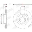 Jeu de 2 disques de frein avant JURID 563287JC-1 - Visuel 2