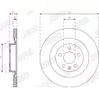 Jeu de 2 disques de frein arrière JURID 563288JC - Visuel 3