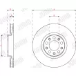 Jeu de 2 disques de frein avant JURID 563292JC - Visuel 3