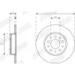 Jeu de 2 disques de frein arrière JURID 563295JC - Visuel 1
