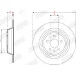 Jeu de 2 disques de frein arrière JURID 563301JC - Visuel 3