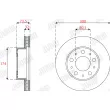 Jeu de 2 disques de frein avant JURID 563305J-1 - Visuel 2
