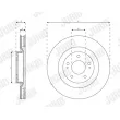 Jeu de 2 disques de frein avant JURID 563307JC - Visuel 3