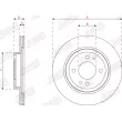 Jeu de 2 disques de frein avant JURID 563312JC - Visuel 3