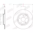 Jeu de 2 disques de frein arrière JURID 563315JC - Visuel 3