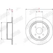 Jeu de 2 disques de frein arrière JURID 563337JC - Visuel 3