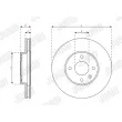 Jeu de 2 disques de frein avant JURID 563342JC - Visuel 3