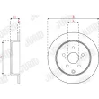 Jeu de 2 disques de frein arrière JURID 563344JC - Visuel 3