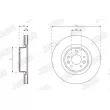 Jeu de 2 disques de frein avant JURID 563351JC-1 - Visuel 1