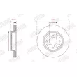 Jeu de 2 disques de frein avant JURID 563389JC - Visuel 1