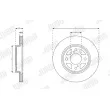 Jeu de 2 disques de frein avant JURID 563389JC - Visuel 2