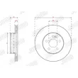 Jeu de 2 disques de frein avant JURID 563457JVC-1 - Visuel 3