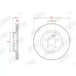 Jeu de 2 disques de frein arrière JURID 563468JVC-1 - Visuel 2