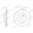 Jeu de 2 disques de frein arrière JURID 563468JVC-1 - Visuel 3