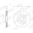 Jeu de 2 disques de frein avant JURID 563477JC - Visuel 3