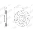 Jeu de 2 disques de frein avant JURID 563483JC-1 - Visuel 2