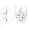 Disque de frein avant droit JURID 563536JC-1 - Visuel 1