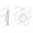 Jeu de 2 disques de frein avant JURID 563546JC-1 - Visuel 1