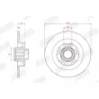 Jeu de 2 disques de frein arrière JURID 563557JC-1 - Visuel 2