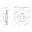 Jeu de 2 disques de frein avant JURID 563579JC - Visuel 1