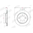 Jeu de 2 disques de frein avant JURID 563592JC - Visuel 1