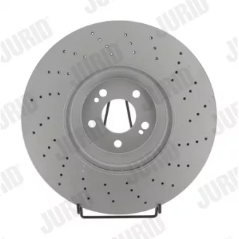 Jeu de 2 disques de frein avant JURID 563617JC-1