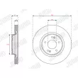 Jeu de 2 disques de frein avant JURID 563620JC - Visuel 1