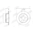 Jeu de 2 disques de frein avant JURID 563627JC - Visuel 3