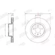 Jeu de 2 disques de frein avant JURID 563656JC-1 - Visuel 3