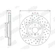 Jeu de 2 disques de frein avant JURID 563666JC-1 - Visuel 2