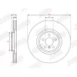 Disque de frein avant droit JURID 563669JC-1 - Visuel 2