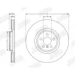 Disque de frein avant droit JURID 563669JC-1 - Visuel 3