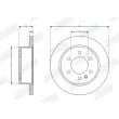 Jeu de 2 disques de frein arrière JURID 563673J - Visuel 3