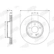 Jeu de 2 disques de frein avant JURID 563676JC - Visuel 2