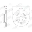 Jeu de 2 disques de frein avant JURID 563678JC - Visuel 3