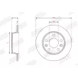 Jeu de 2 disques de frein arrière JURID 563689JC - Visuel 2