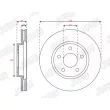 Jeu de 2 disques de frein avant JURID 563694JC - Visuel 1