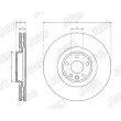 Jeu de 2 disques de frein avant JURID 563695JC-1 - Visuel 2