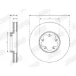 Jeu de 2 disques de frein avant JURID 563701JC - Visuel 2