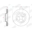 Jeu de 2 disques de frein avant JURID 563702JC - Visuel 2